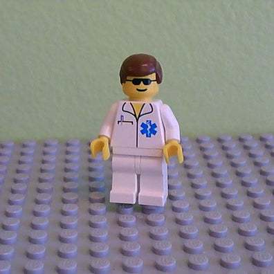 LEGO Minifigure-Doctor-Town / Classic Town / Hospital-DOC014-Creative Brick Builders
